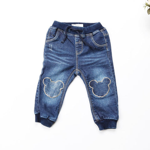 Little Girls 2T-6 Distressed Denim Rhinestone Star Jeans - Best Dressed Tot  - Baby and Children's Boutique